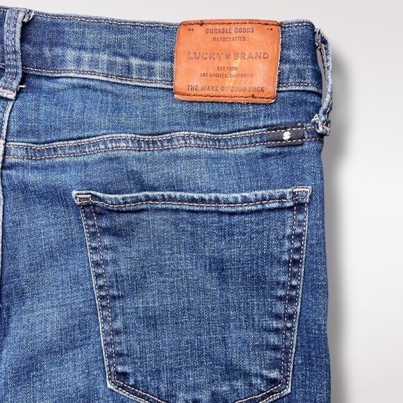 Lucky Brand Brooke Straight Jeans Medium Wash Stretch Denim Size 8 / 29 - Picture 8 of 8